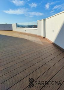 Decking in bamboo